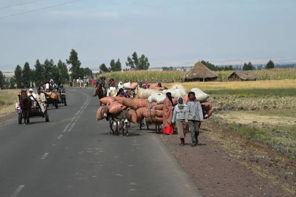 Tráfico en Etiopía en África —  Fotos de Stock