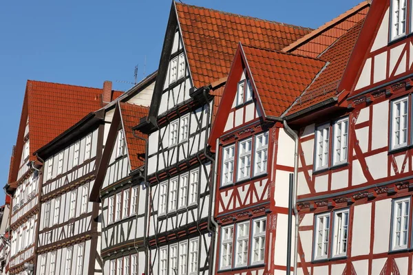 Historic half-timbered houses in Germany — Stockfoto