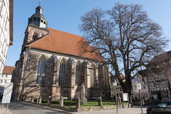 La iglesia de mercado de Eschwege — Foto de Stock