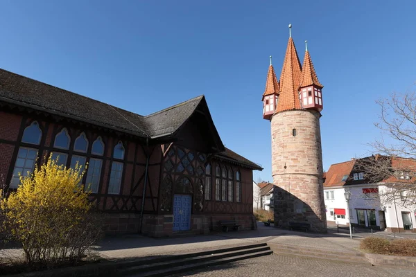 Duenzebacher Kulesi Eschwege Hesse içinde — Stok fotoğraf