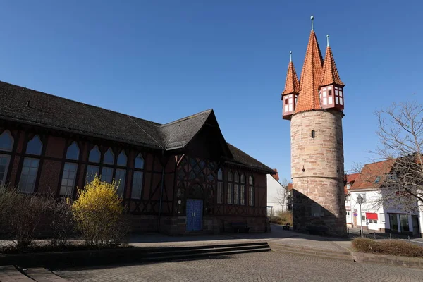 Duenzebacher Kulesi Eschwege Hesse içinde — Stok fotoğraf