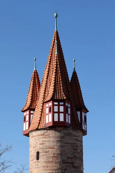 Duenzebacher věž Eschwege v Hesensku — Stock fotografie