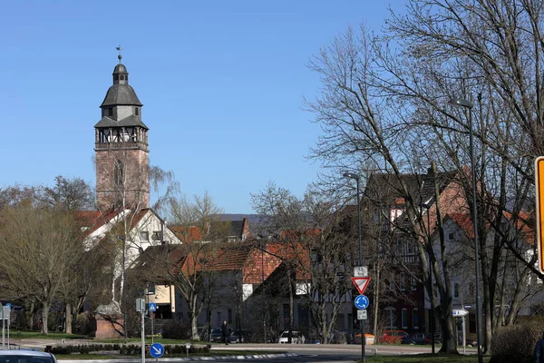 La torre Nikolai de Eschwege en Alemania — Foto de Stock