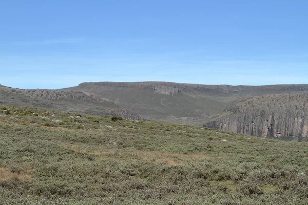 Paesaggi nel parco nazionale Bale Mountains in Etiopia — Foto Stock