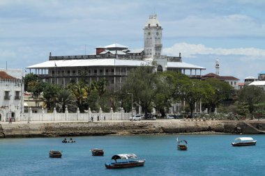 Zanzibar taş şehrin manzarası