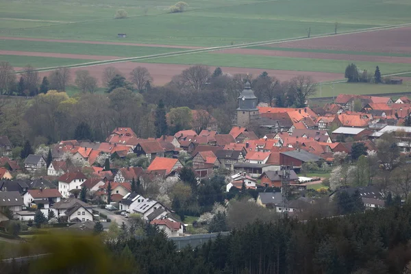 Herleshausen no vale de Werra — Fotografia de Stock