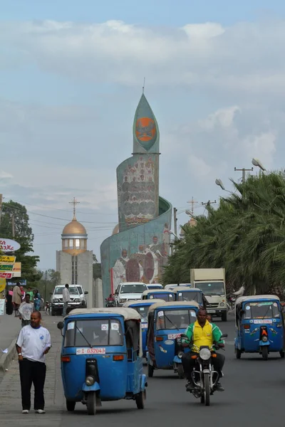 A cidade de Awassa na Etiópia — Fotografia de Stock