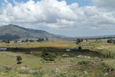 Etiyopya'da Bale Dağları manzaraları