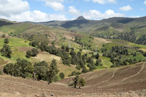 Die Landschaften der Ballenberge in Äthiopien — Stockfoto