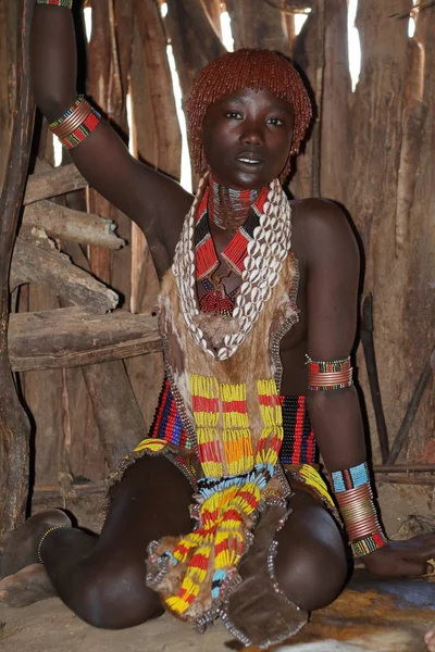 Hamar жінки від долини Омо в Ефіопії — стокове фото