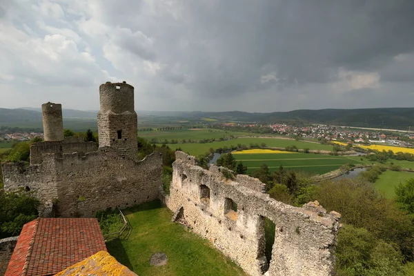 Ruinen av Brandenburg nära Eisenach i Tyskland — Stockfoto