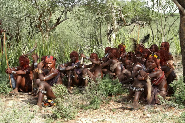 在埃塞俄比亚的奥莫山谷马尔的部落 — 图库照片