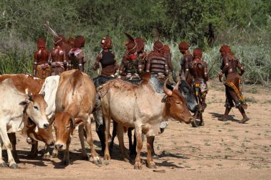 Hamar Etiyopya'da Omo Vadisi kabilesi