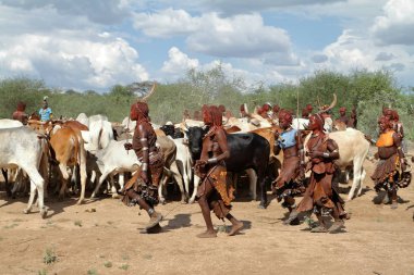 Hamar Etiyopya'da Omo Vadisi kabilesi