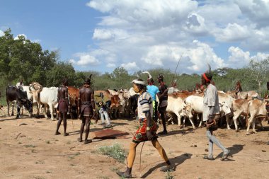 Hamar Etiyopya'da Omo Vadisi kabilesi