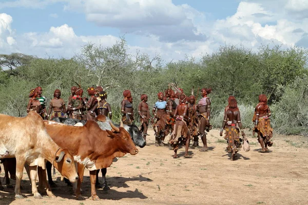 La tribu de Hamar en el Valle del Omo de Etiopía — Foto de Stock