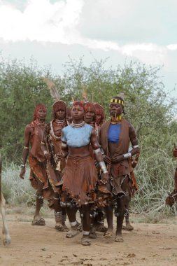 Hamar Etiyopya'da Omo Vadisi kabilesi