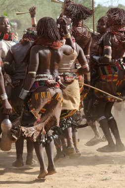 Hamar Etiyopya'da Omo Vadisi kabilesi