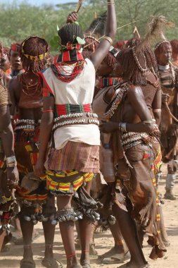 Hamar Etiyopya'da Omo Vadisi kabilesi