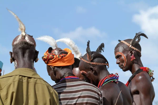 La tribu de Hamar dans la vallée de l'Omo en Ethiopie — Photo
