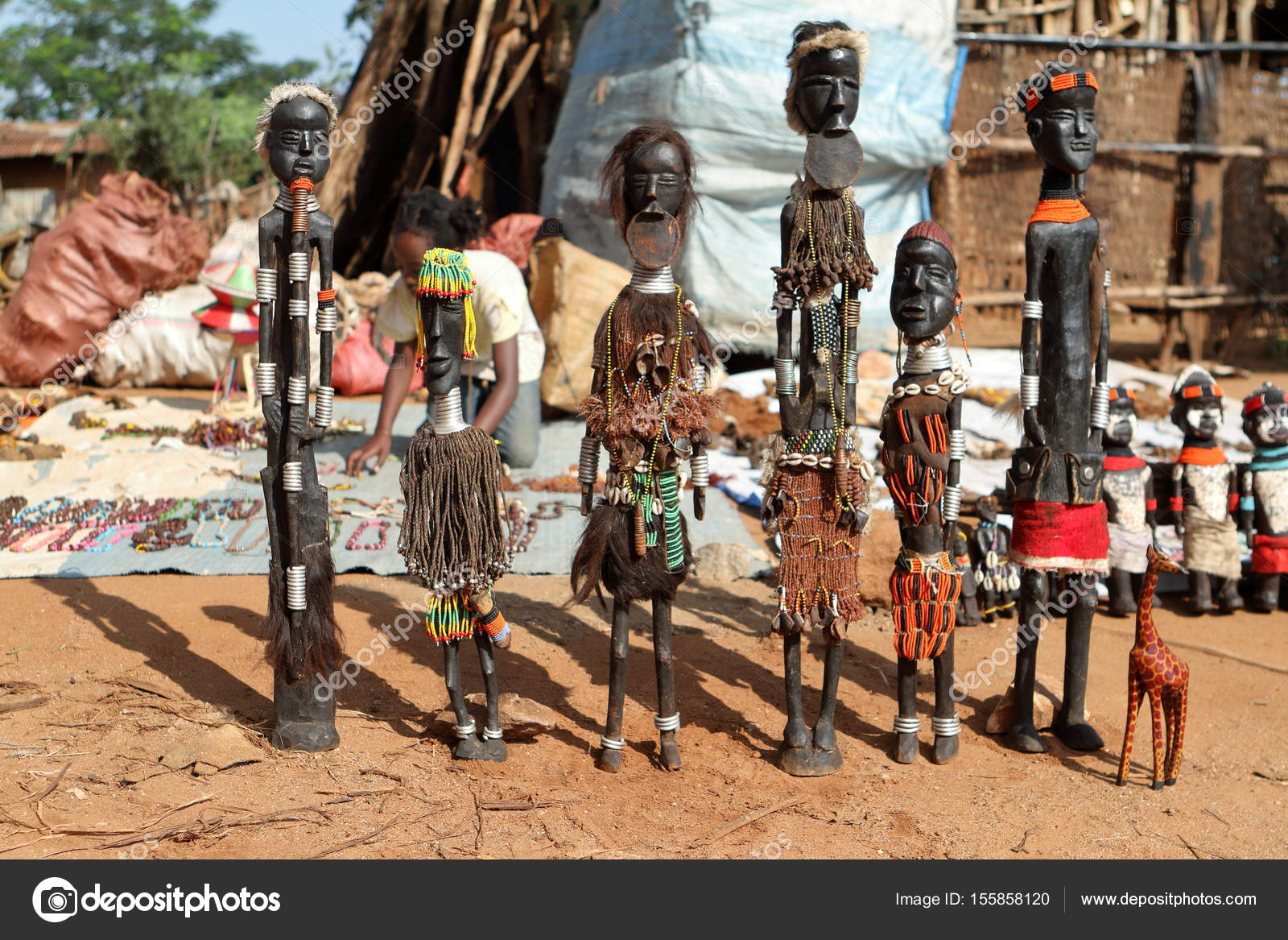 african wooden dolls