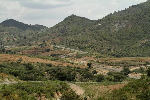 Die Landschaft des omo-Tals in Äthiopien — Stockfoto