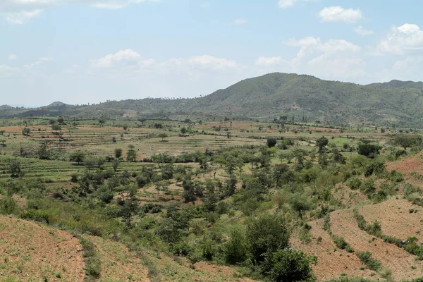 Landskapet i Omo Valley i Etiopien — Stockfoto