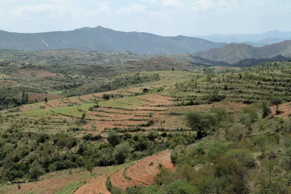 El paisaje del Valle de Omo en Etiopía — Foto de Stock