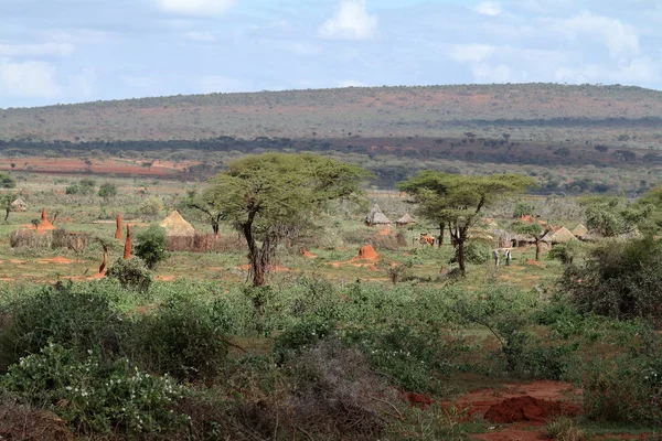 Paesaggi della Valle dell'Omo in Etiopia — Foto Stock