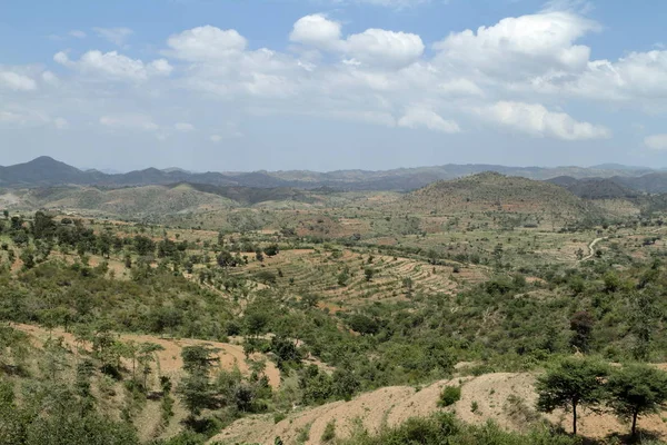 Landschaften des omo-Tals in Äthiopien — Stockfoto