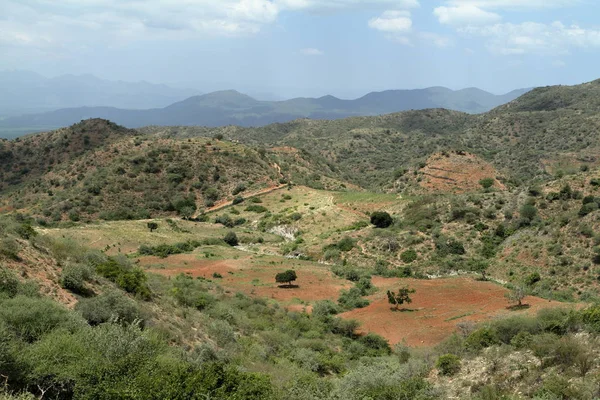 Campi e prati in Etiopia — Foto Stock