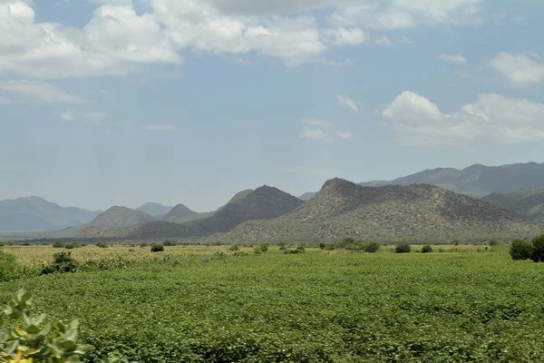 Felder und Wiesen in Äthiopien — Stockfoto