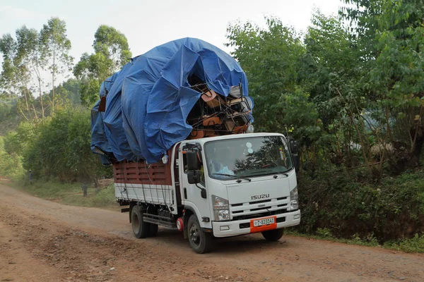 Trucks and transporters in Africa — Stock Photo, Image