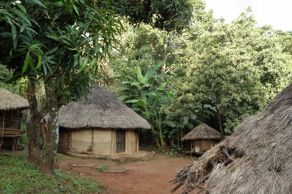 Traditional houses and villages in Africa Stock Picture