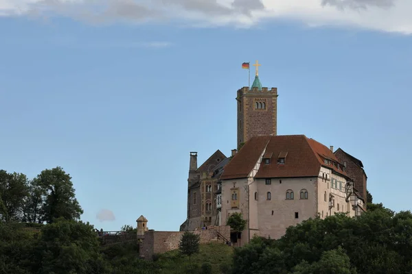 El Castillo de Wartburg cerca de Eisenach en Turingia — Foto de Stock