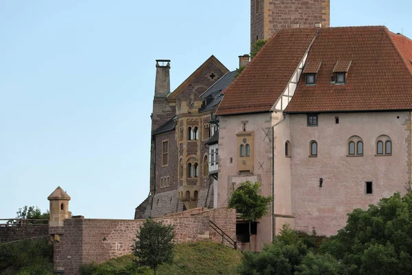 Castelul Wartburg lângă Eisenach în Turingia — Fotografie, imagine de stoc