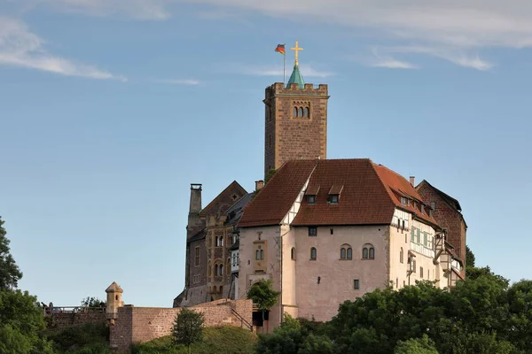 El Castillo de Wartburg cerca de Eisenach en Turingia — Foto de Stock