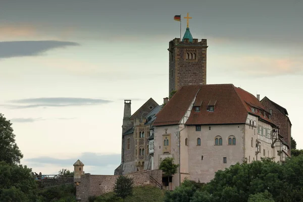 El Castillo de Wartburg cerca de Eisenach en Turingia — Foto de Stock