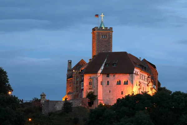Le château de Wartburg près d'Eisenach en Thuringe — Photo