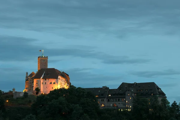 O Castelo de Wartburg perto de Eisenach, na Turíngia — Fotografia de Stock