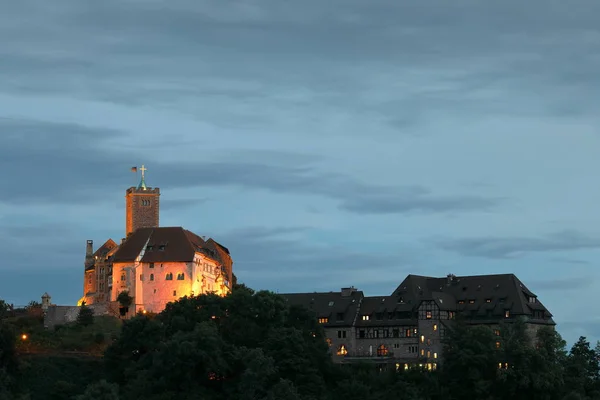 O Castelo de Wartburg perto de Eisenach, na Turíngia — Fotografia de Stock