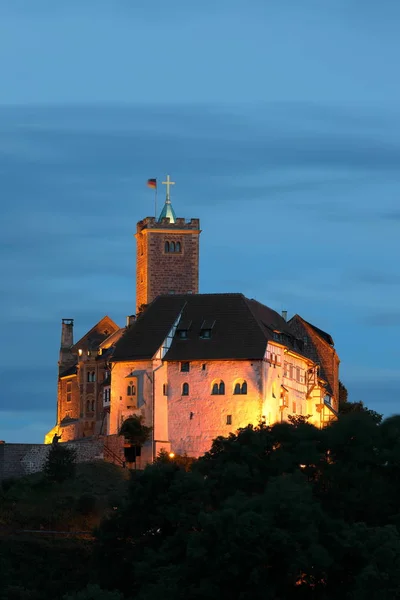 El Castillo de Wartburg cerca de Eisenach en Turingia — Foto de Stock