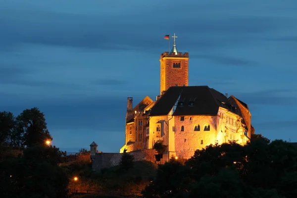 O Castelo de Wartburg perto de Eisenach, na Turíngia — Fotografia de Stock