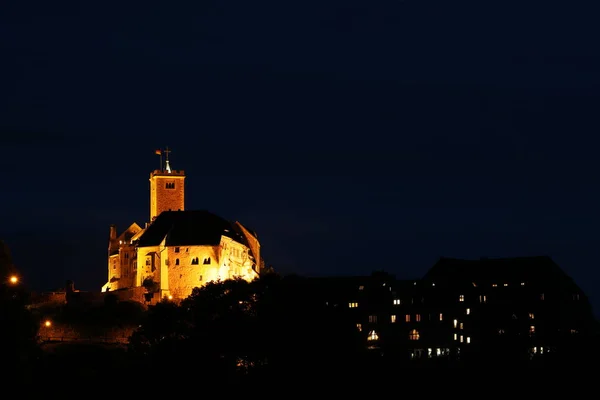 El Castillo de Wartburg cerca de Eisenach en Turingia — Foto de Stock