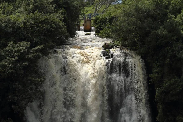 Водопады Томсена в Кении — стоковое фото
