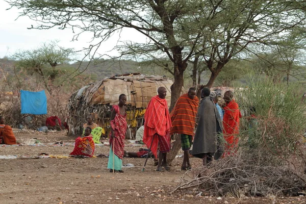 Kenya Samburu kabilesi insanlardan