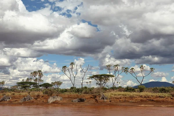 El río Samburu en Kenia — Foto de Stock