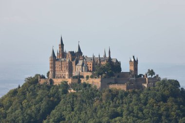 Hohenzollern Kalesi yakınındaki Hechingen Almanya