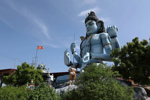 God Shiva in de Koneswaram tempel van Trincomalee op Sri Lanka — Stockfoto