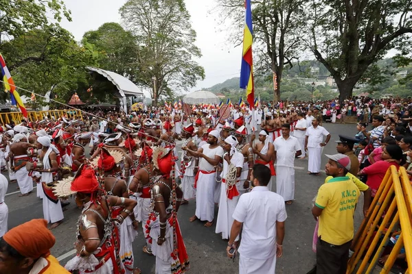 Procissão do festival de dentes de Kandy no Sri Lanka — Fotografia de Stock